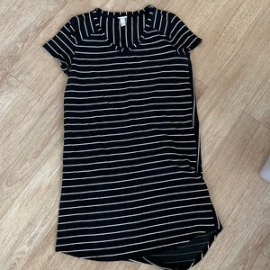 Black and White Merona Striped Dress